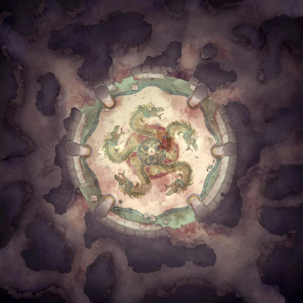 Ancient Hydra Lair Map