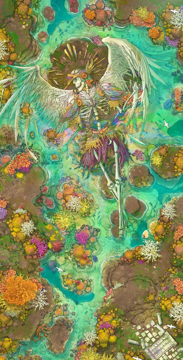 Dead Angel Reef Map
