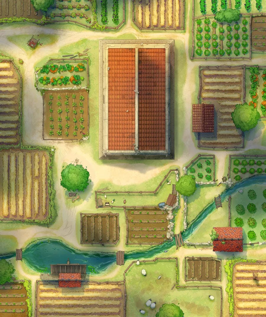 Temple Pastures Map