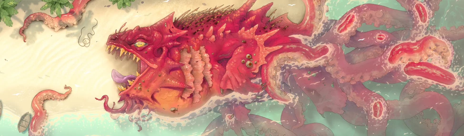 Beached Kraken map, Boats Day variant thumbnail