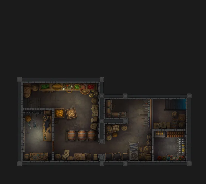 Blacksmith Interior map, Basement Original variant thumbnail
