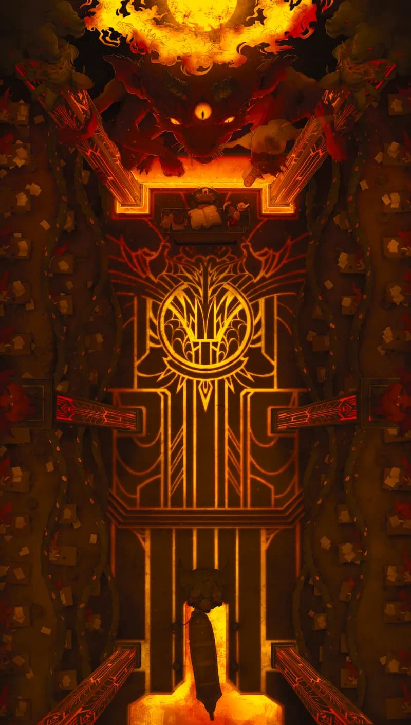 Hell's Tax Office map, Lava Lair variant