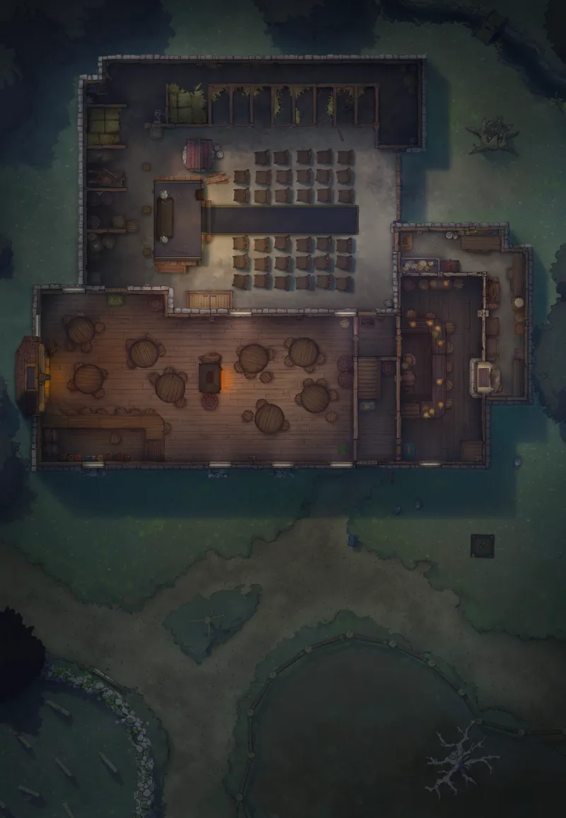 Ages of the Vale: Coaching House map, Indoors Funeral variant thumbnail