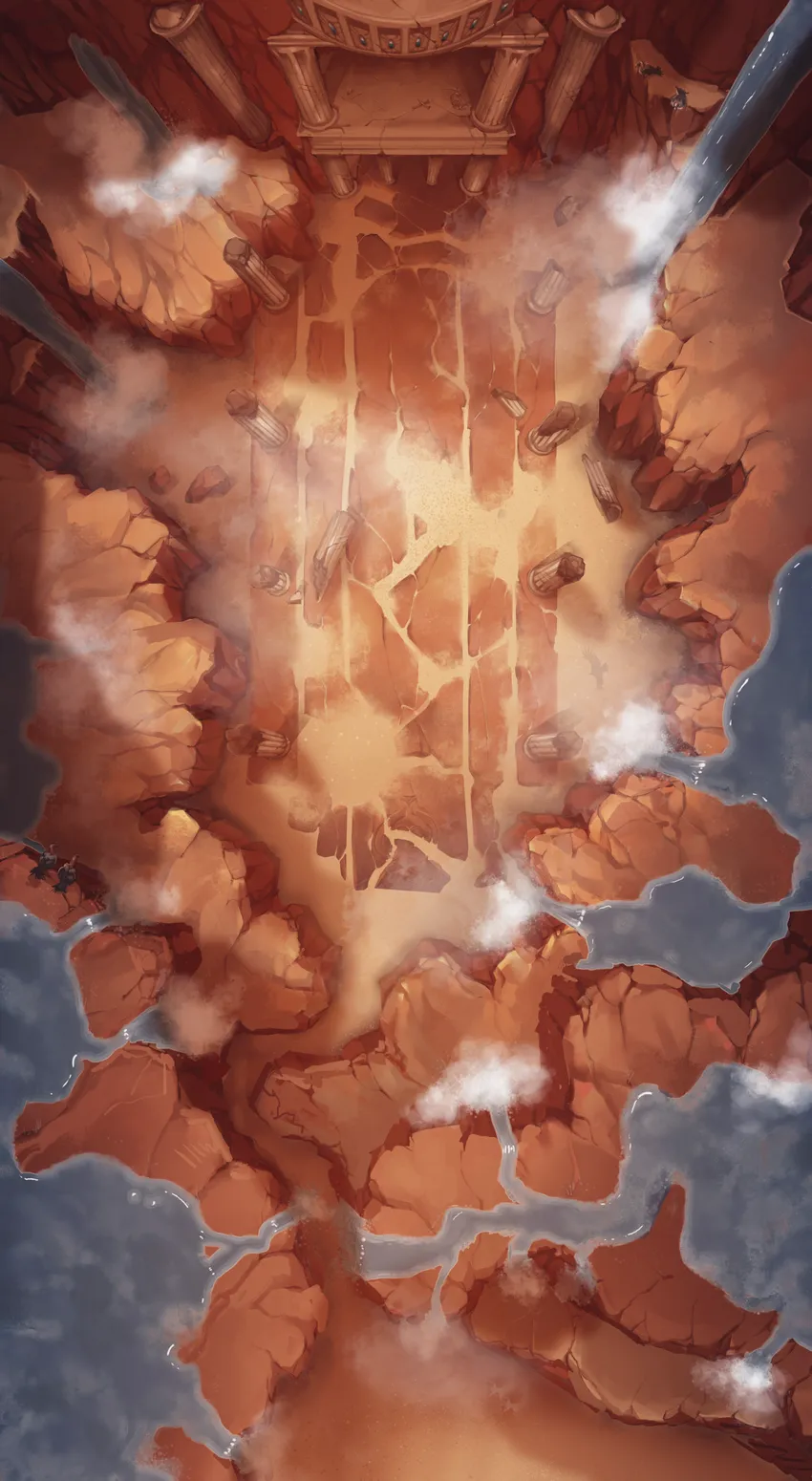 Blue Dragon Lair map, Waterfall variant thumbnail