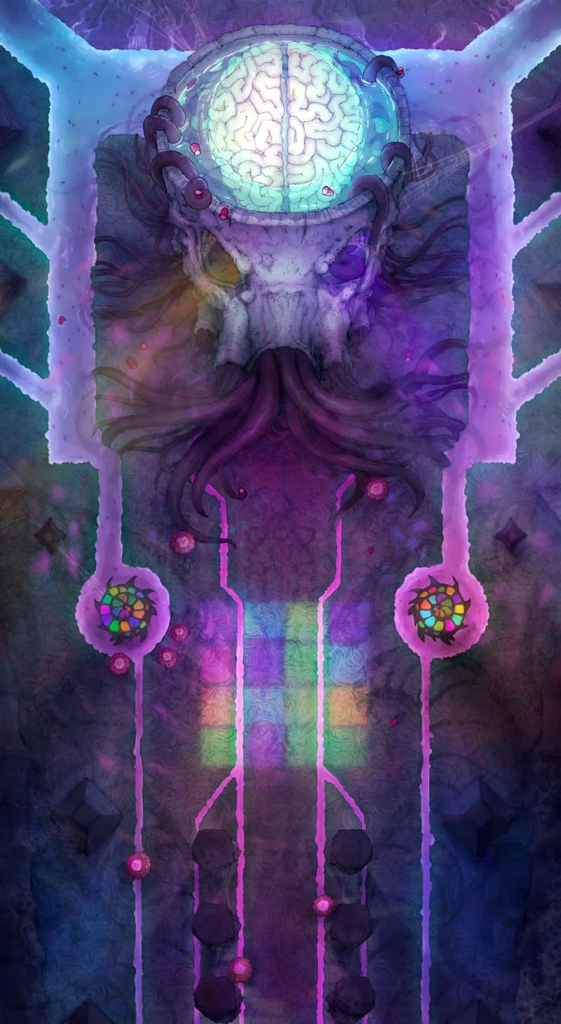 Elder Brain Lair map, Halloweenparty variant thumbnail