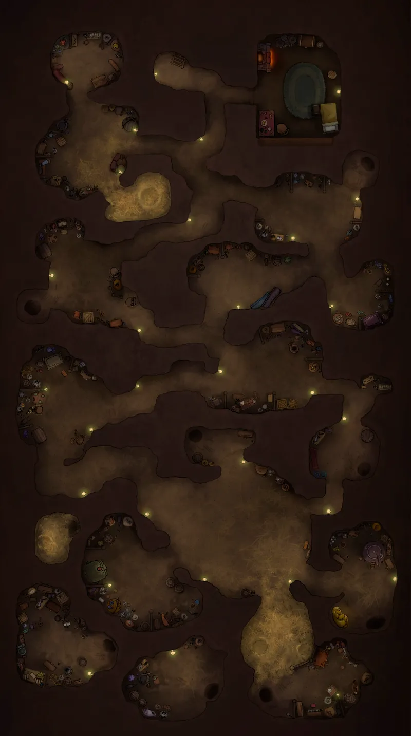 Badger Hill Underground map, Original variant