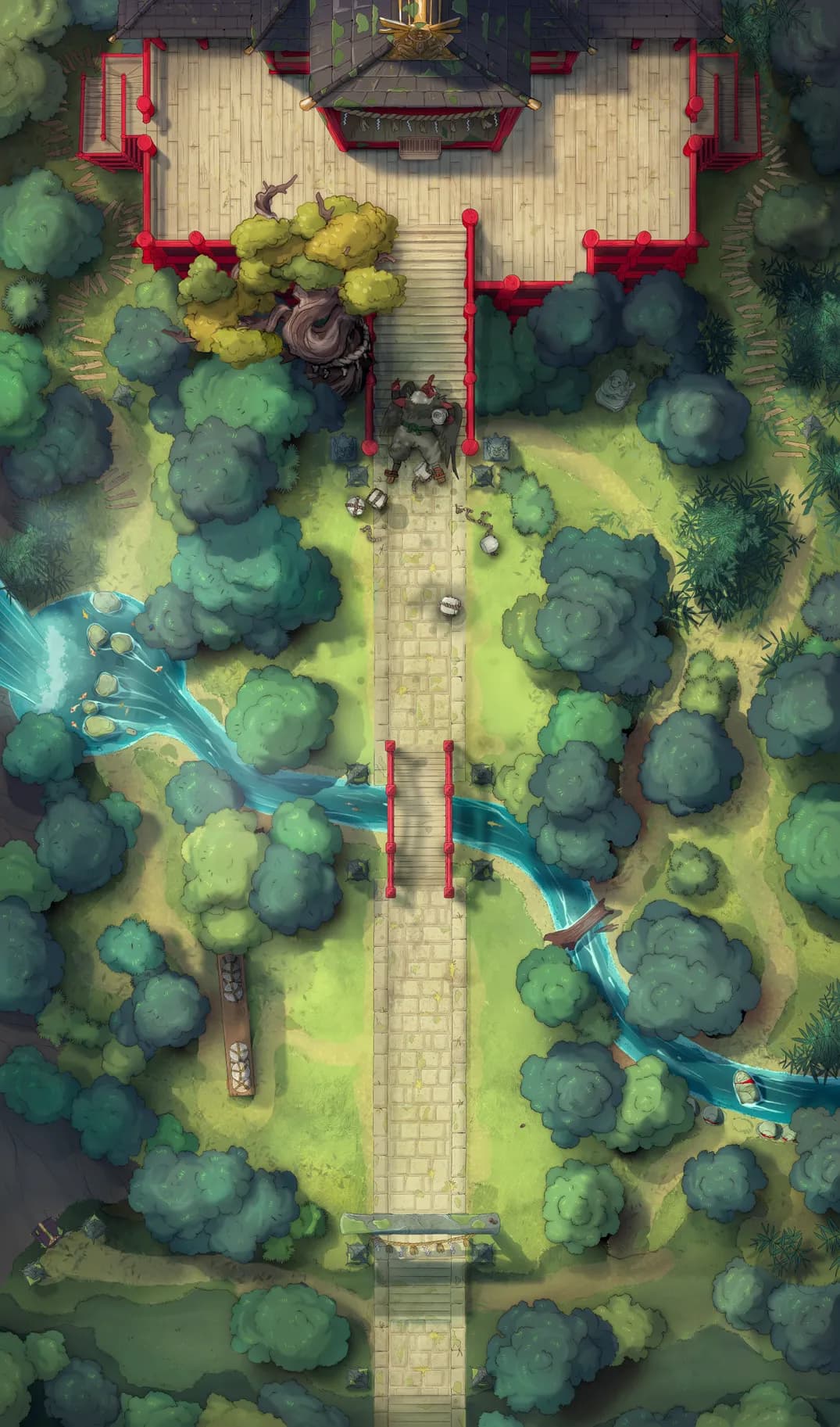 Forest Shrine Festival map, Tengu Thief Day variant thumbnail