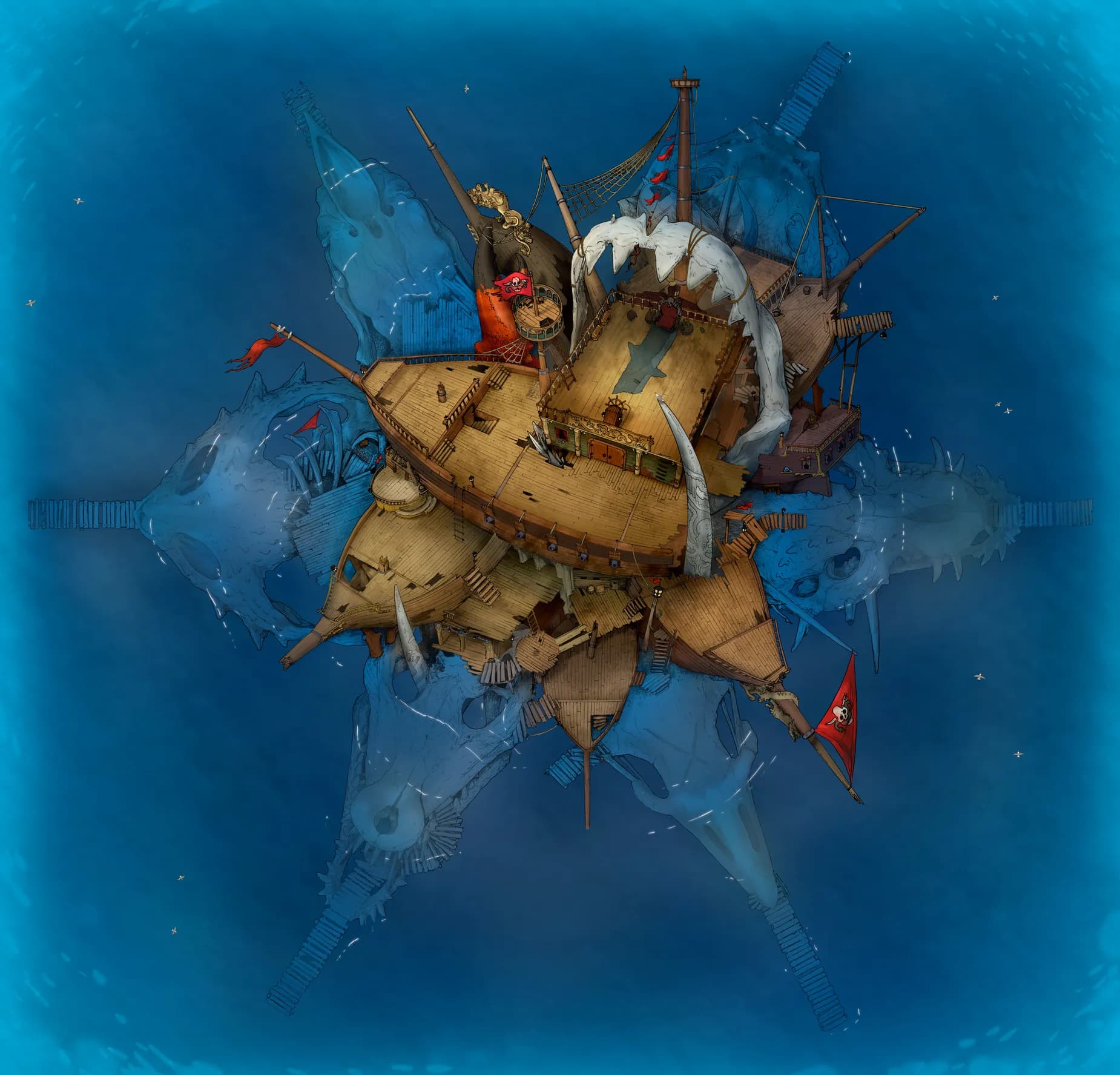 Pirate Lord's Lair map, Flooded variant thumbnail