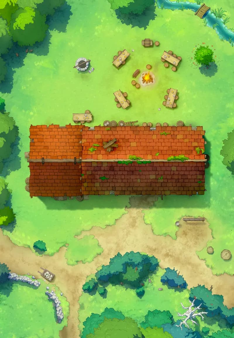 Ages of the Vale: Tavern map, Roof New Beginnings Day variant thumbnail