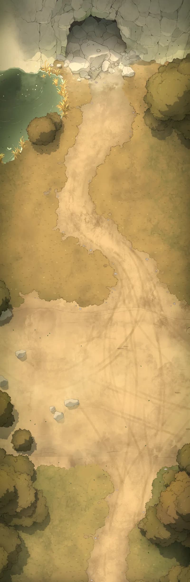 Caravan Roadblock map, Drought variant thumbnail