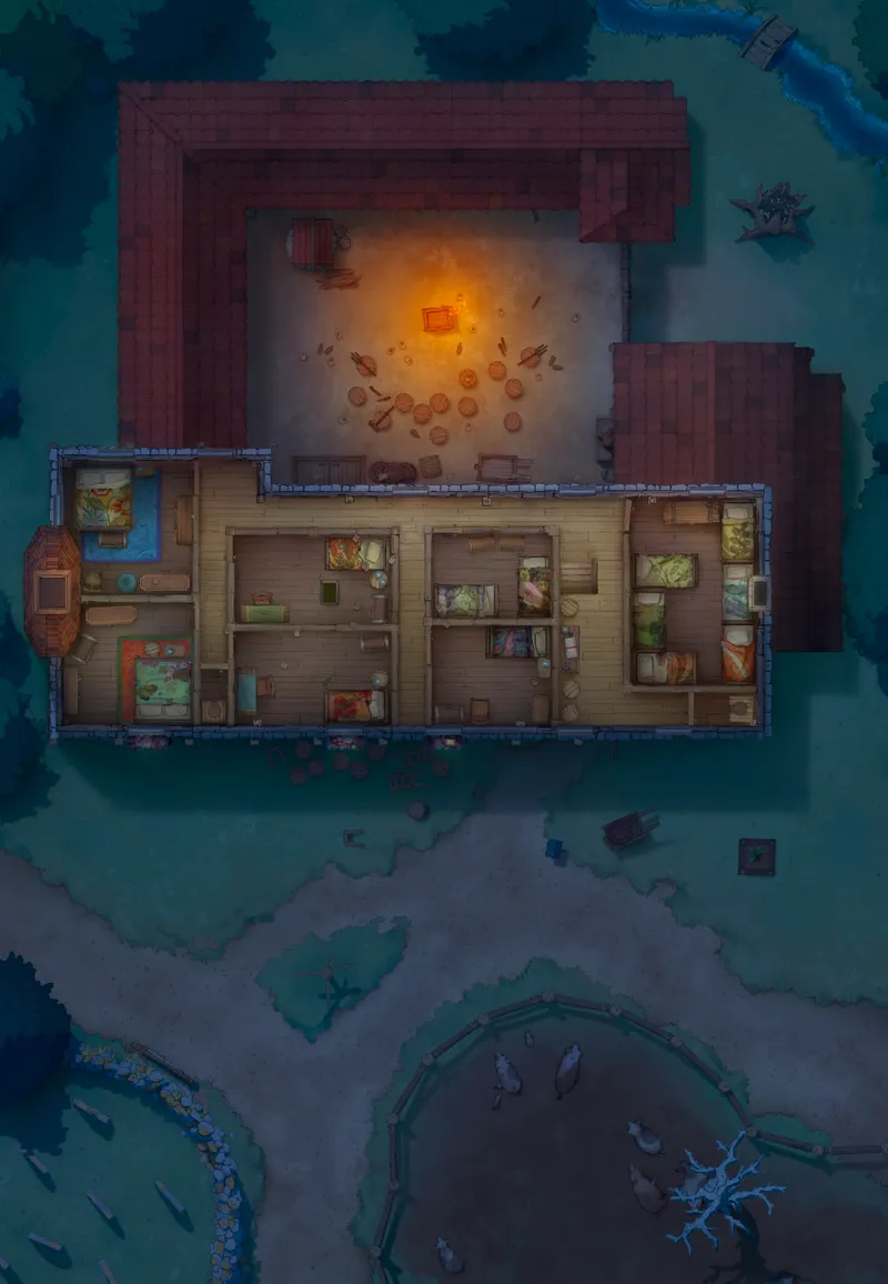 Ages of the Vale: Coaching House map, Upstairs Workers Revolt Night variant thumbnail