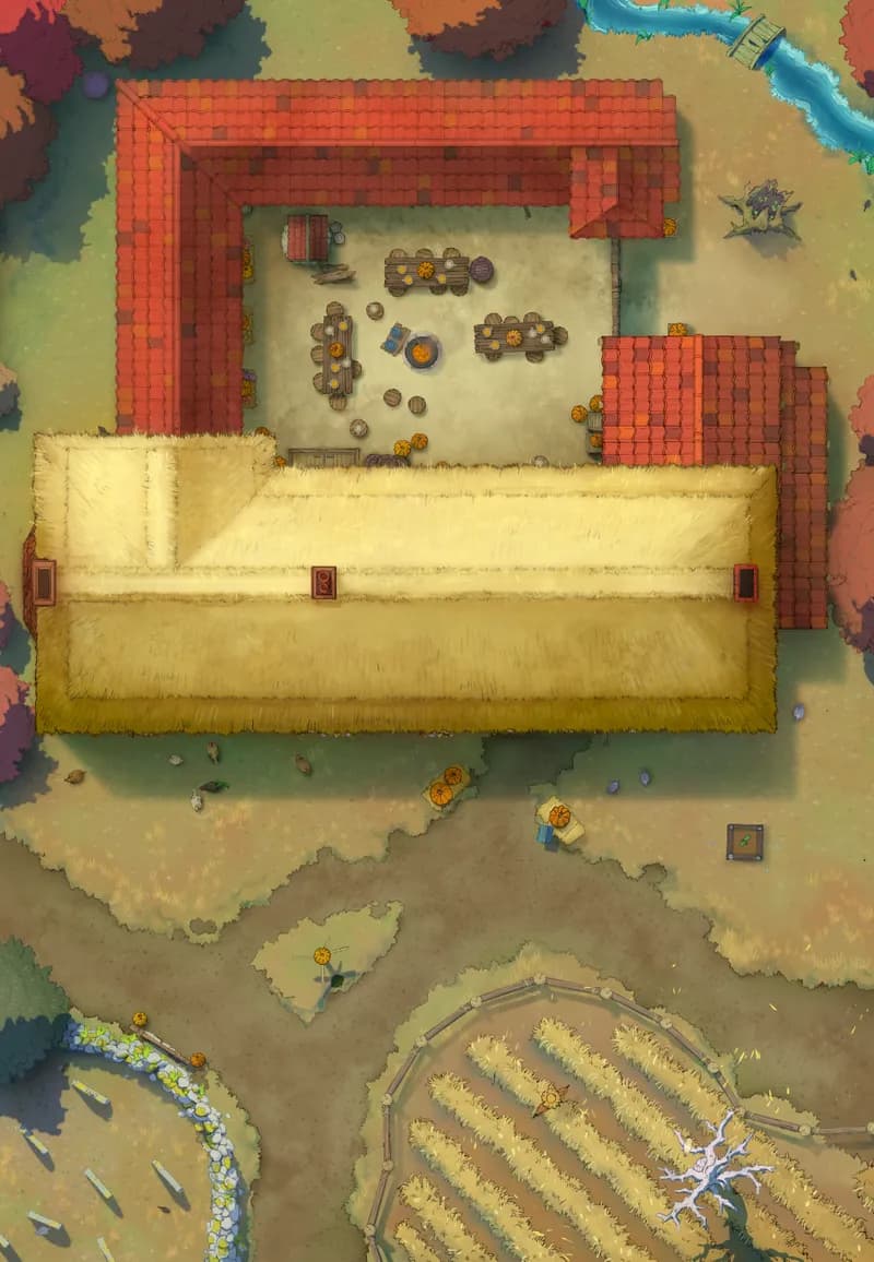 Ages of the Vale: Coaching House map, Roof Harvest Festival Day variant thumbnail