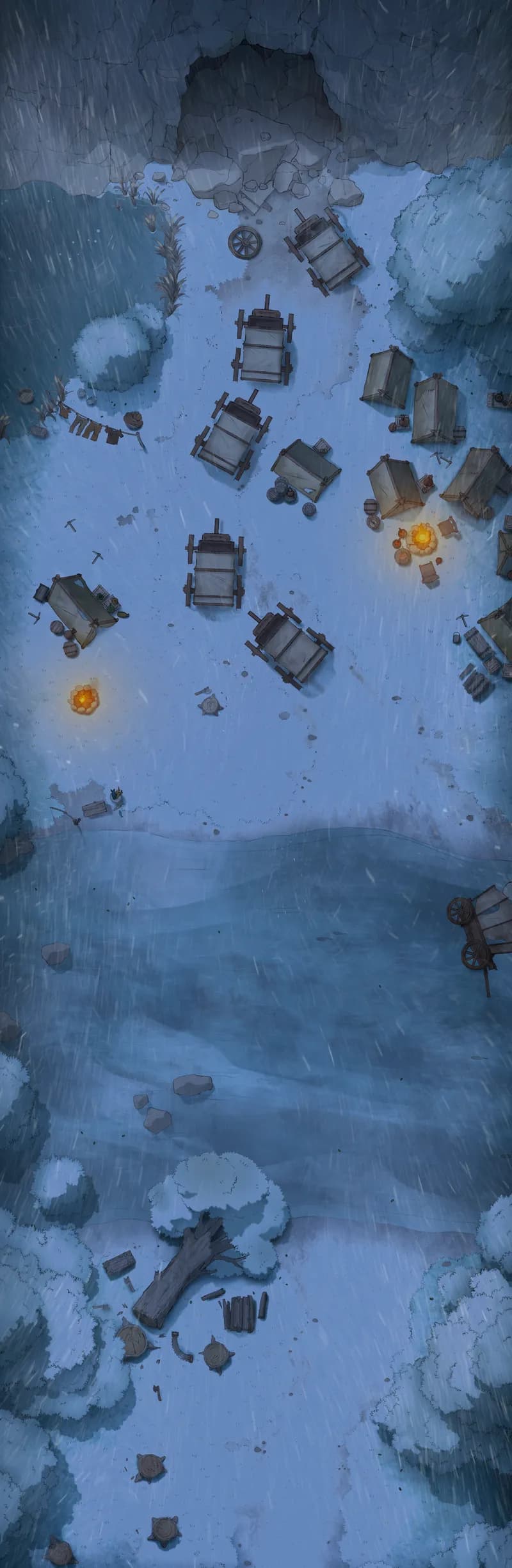 Caravan Roadblock map, Winter variant thumbnail