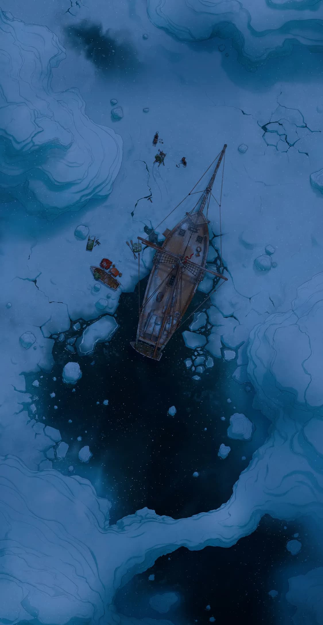 Arctic Expedition map, Original Night variant thumbnail