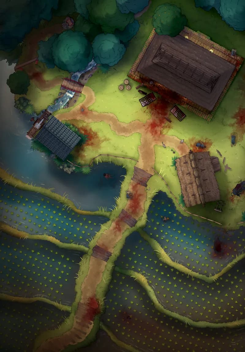 Oni Hideout map, Attack Day variant thumbnail