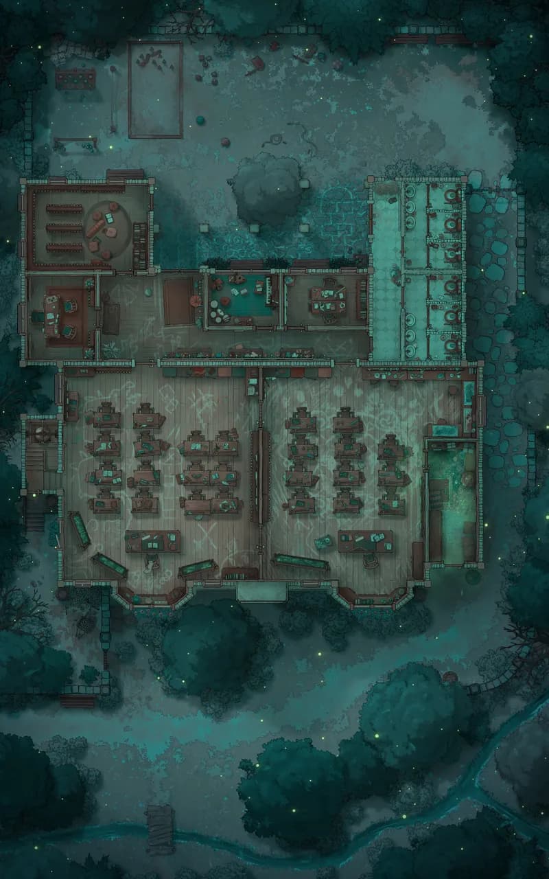 Quaint Village School map, Haunted variant thumbnail