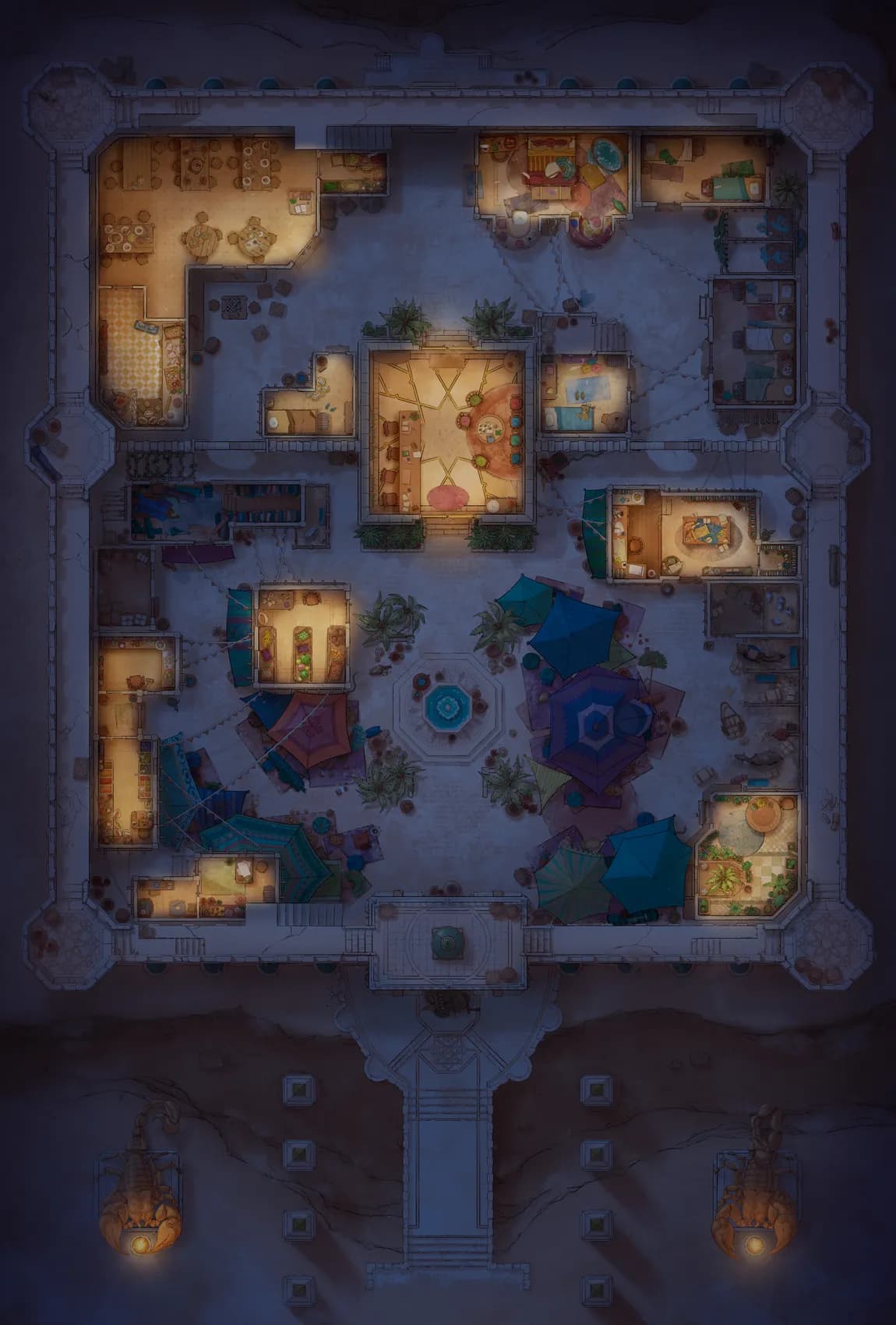 Desert Caravanserai map, Original Night variant thumbnail