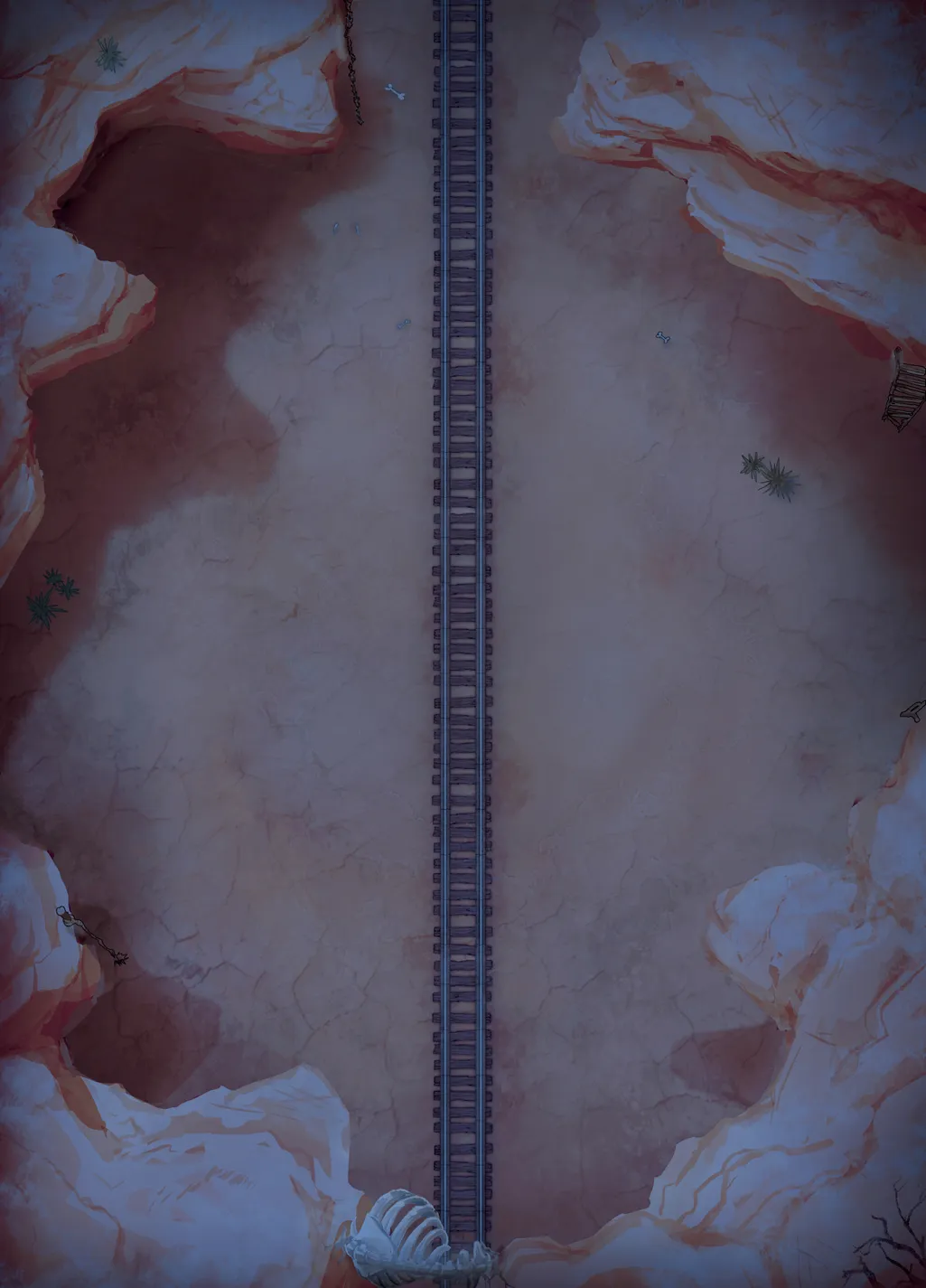 Desert Canyon map, Train Track Night variant thumbnail