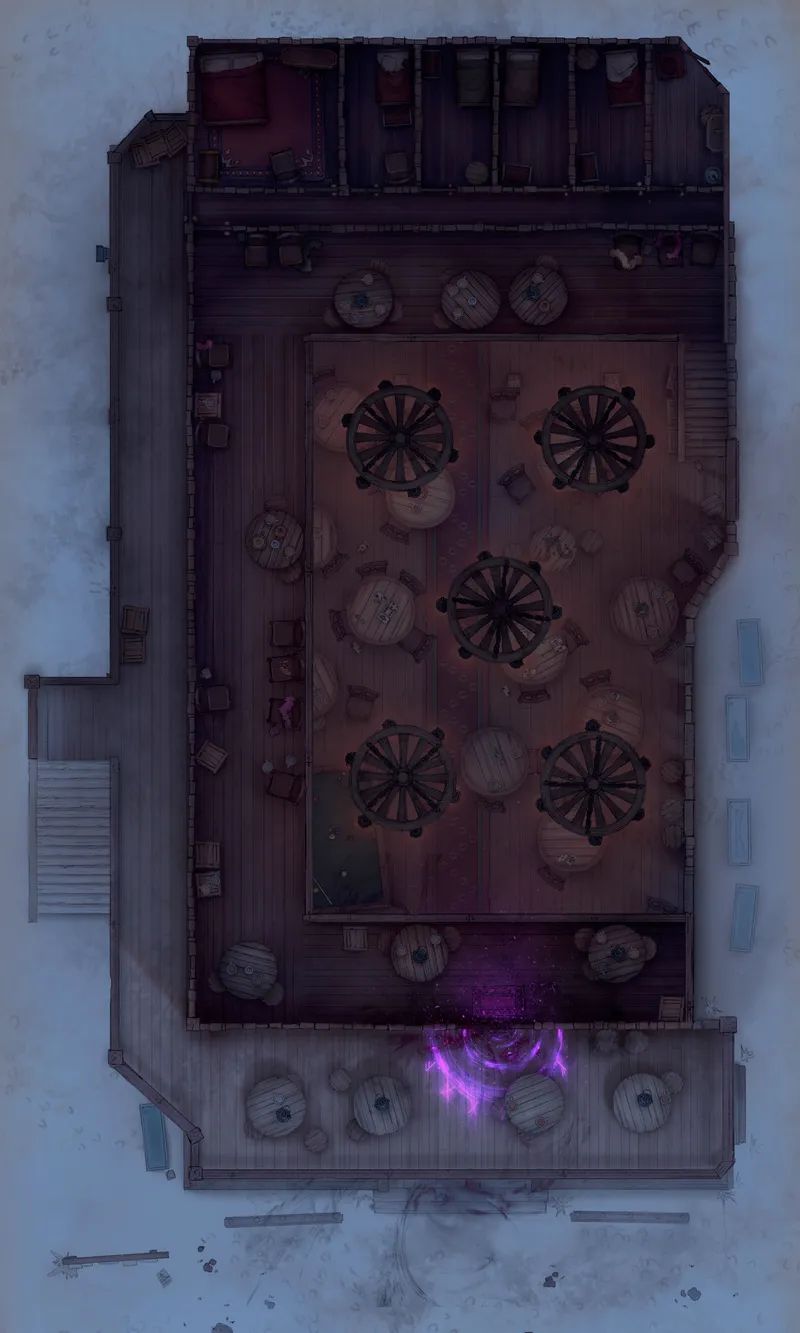 Wild West Saloon map, Top Floor Magic Seal variant thumbnail