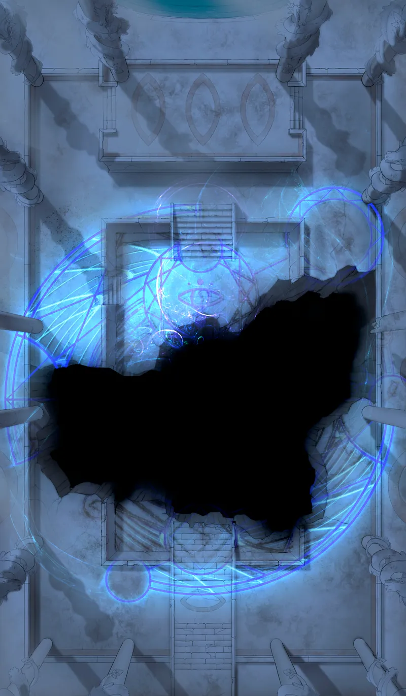 Ruined Courtyard map, Spell Residue variant thumbnail