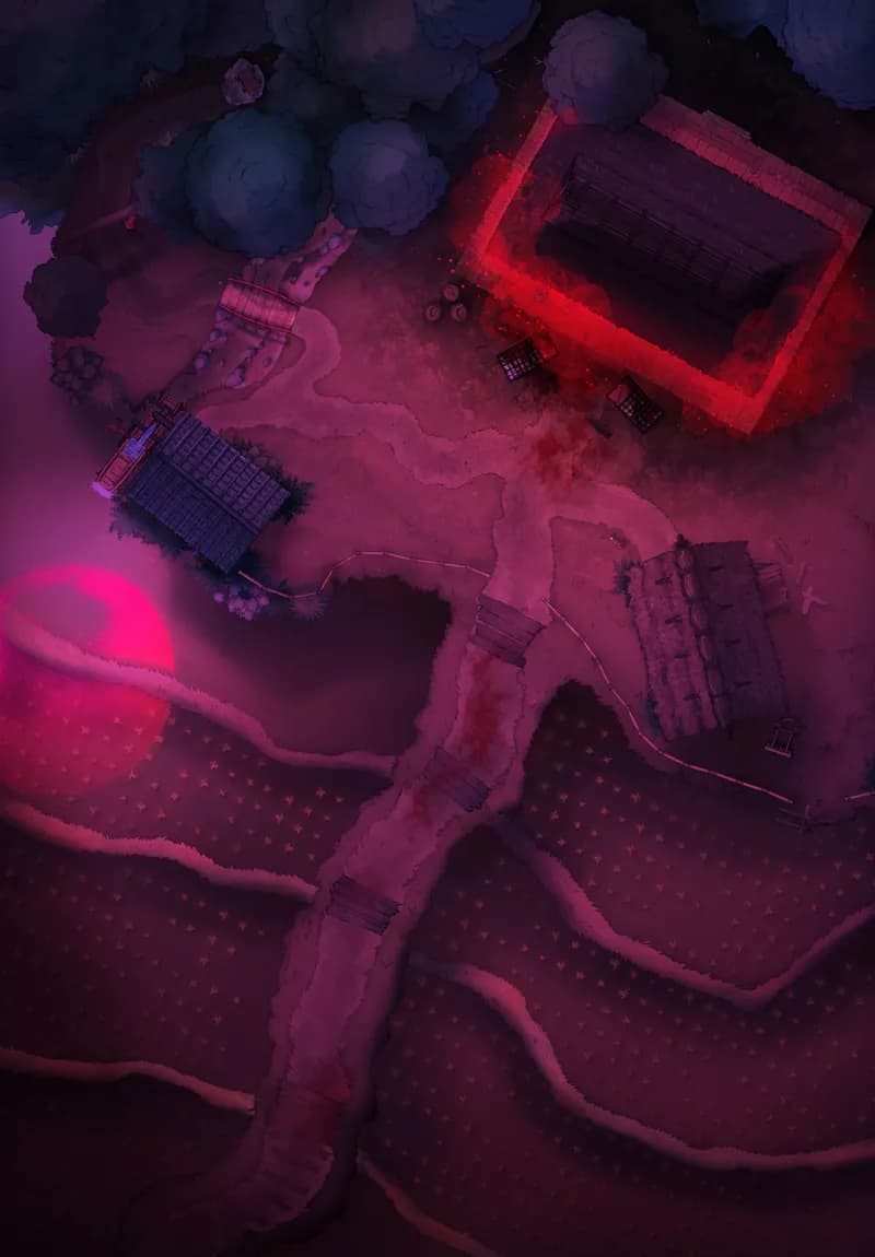 Oni Hideout map, Lair Blood Moon variant thumbnail