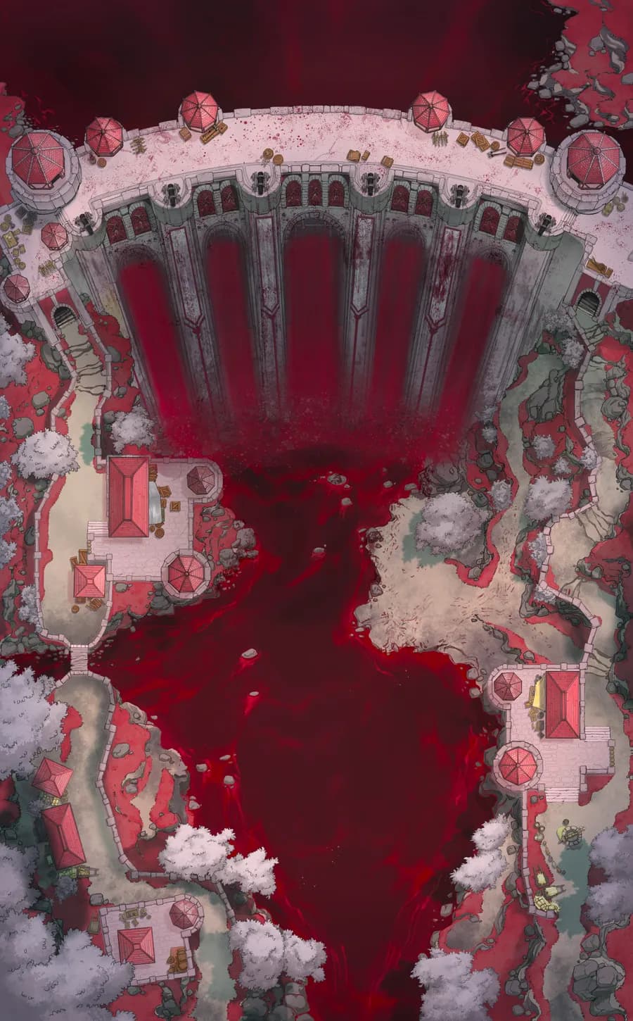 Fortified Dam map, Bloodlands variant thumbnail