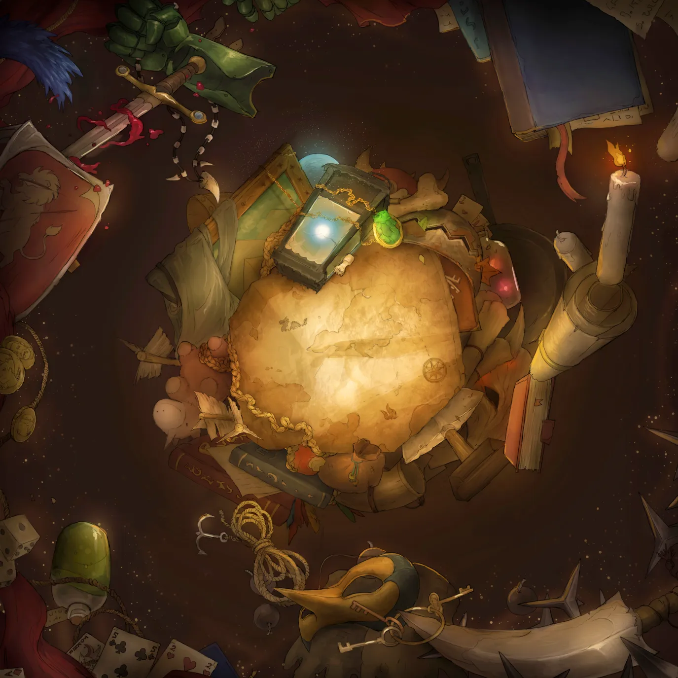 Inside a Bag of Holding map, Original variant