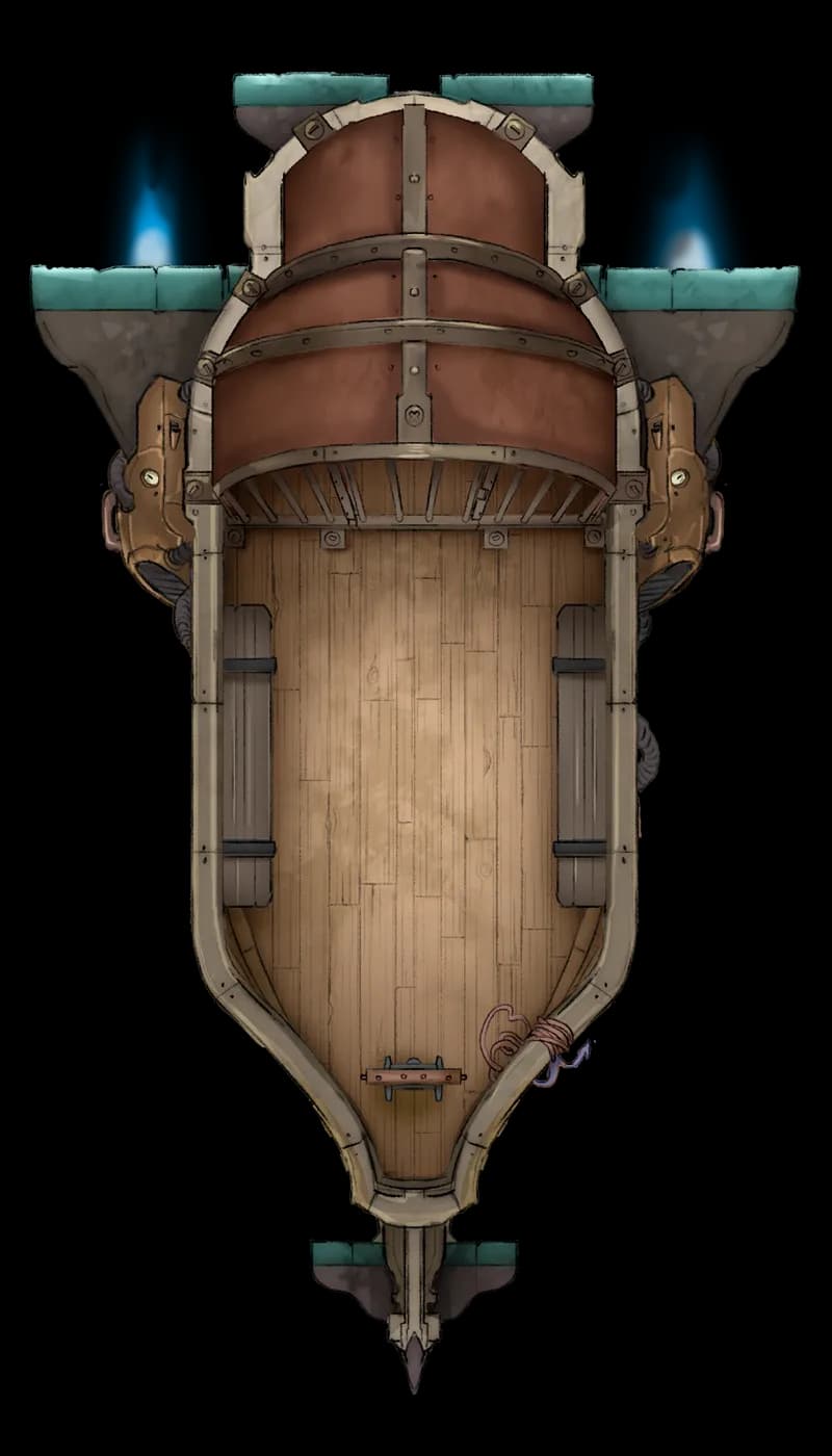 Airships! Pt. 3 map, Jet Engine Caged Carriage variant thumbnail