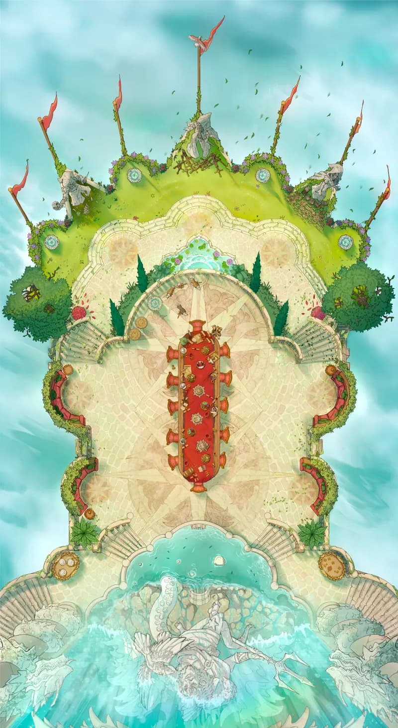 War Room Exterior map, Sky variant