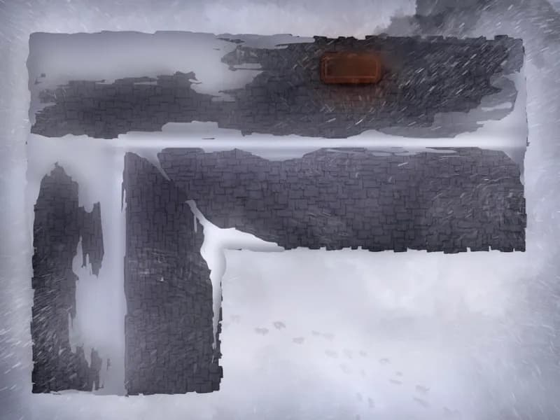 City Streets map, Blacksmith Roof Snow variant thumbnail