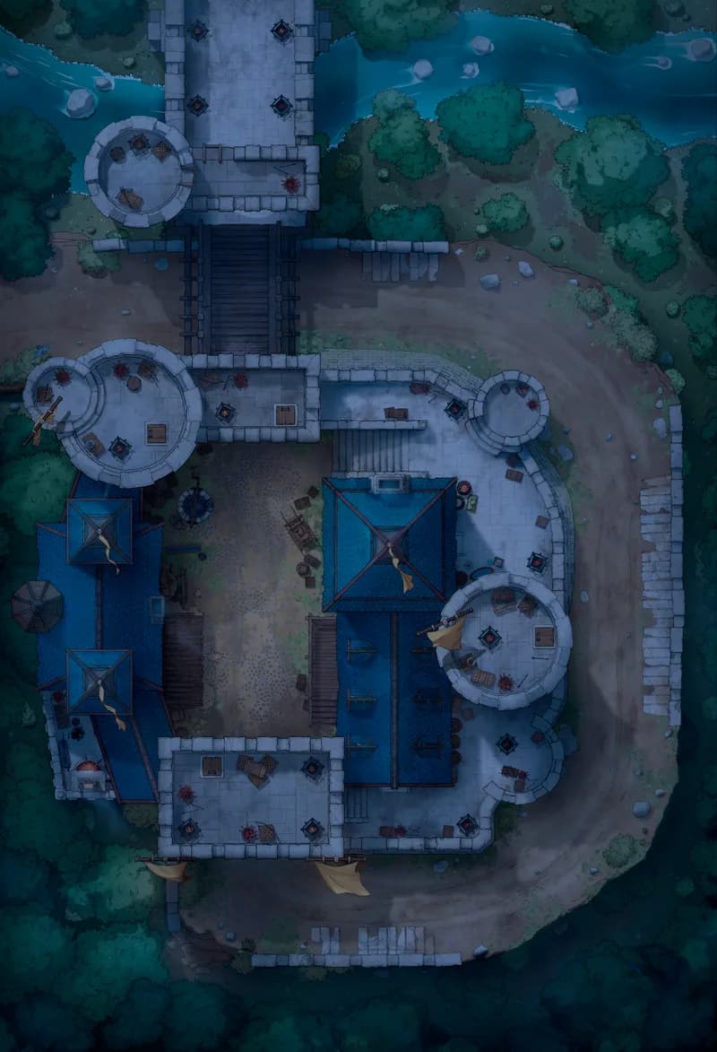 Riverwood Toll Castle map, Original Night variant thumbnail