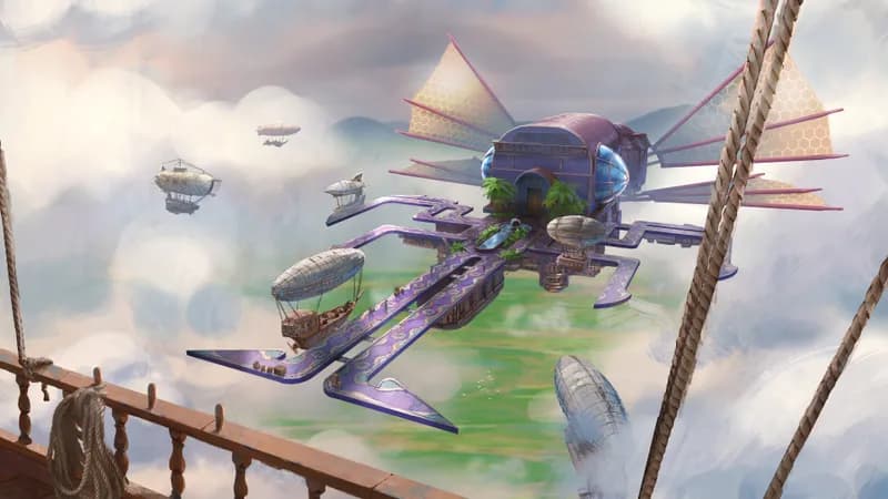 Airship Port map, Grasslands variant