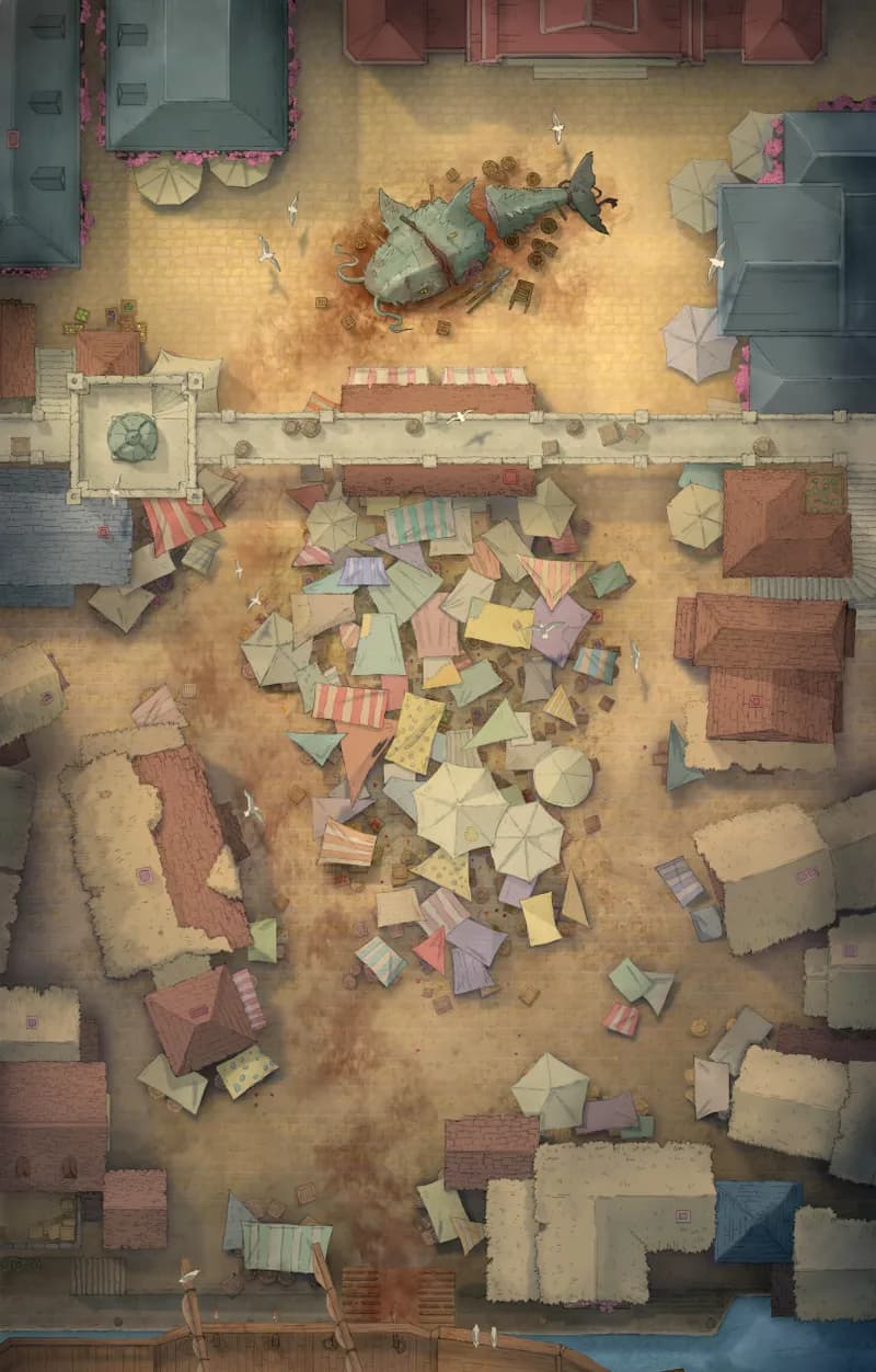 City Marketplace map, Cat Shark Haul Day variant thumbnail