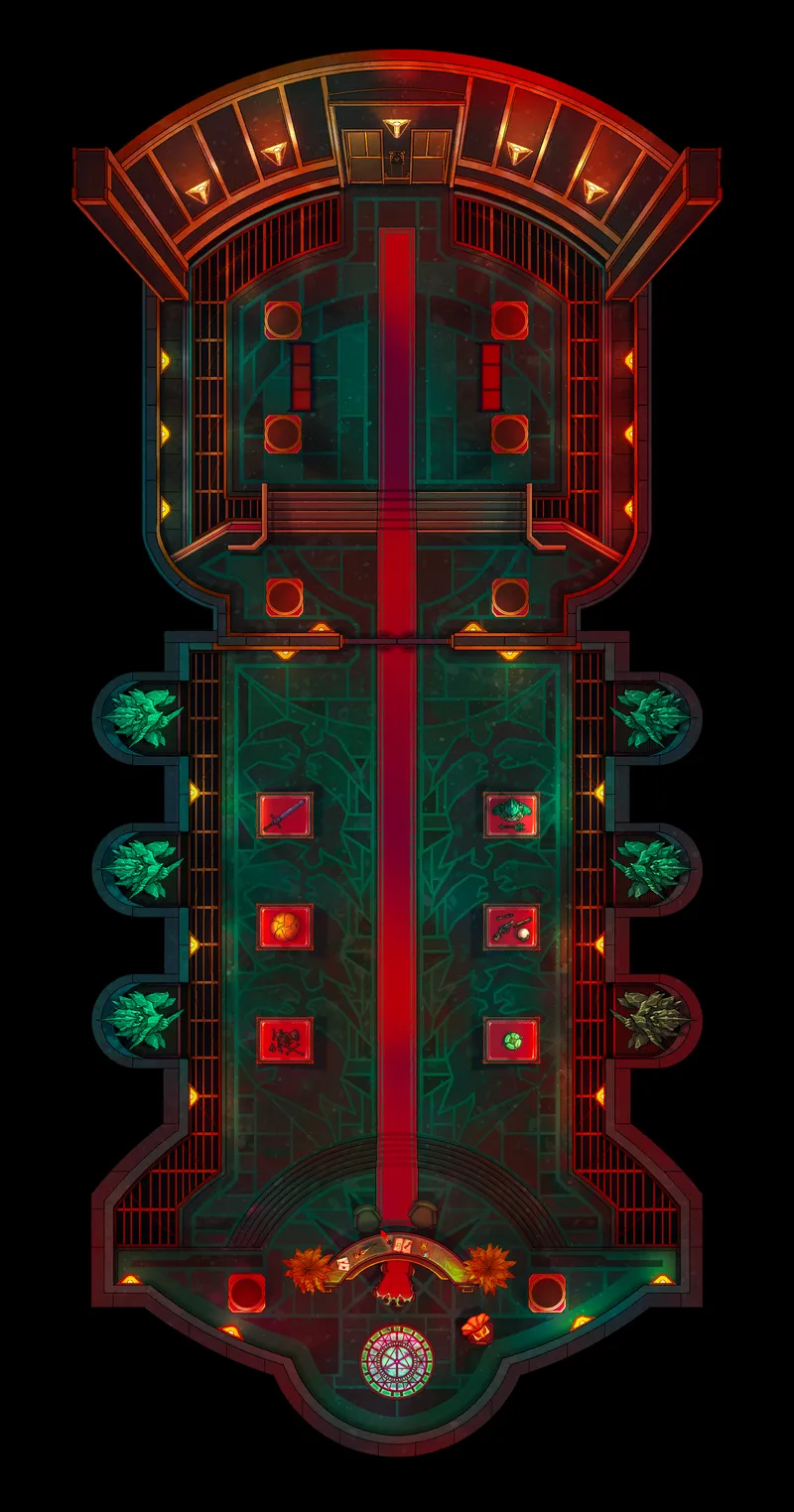 Wizard Bank Interior map, Floor B2 Alarm variant thumbnail