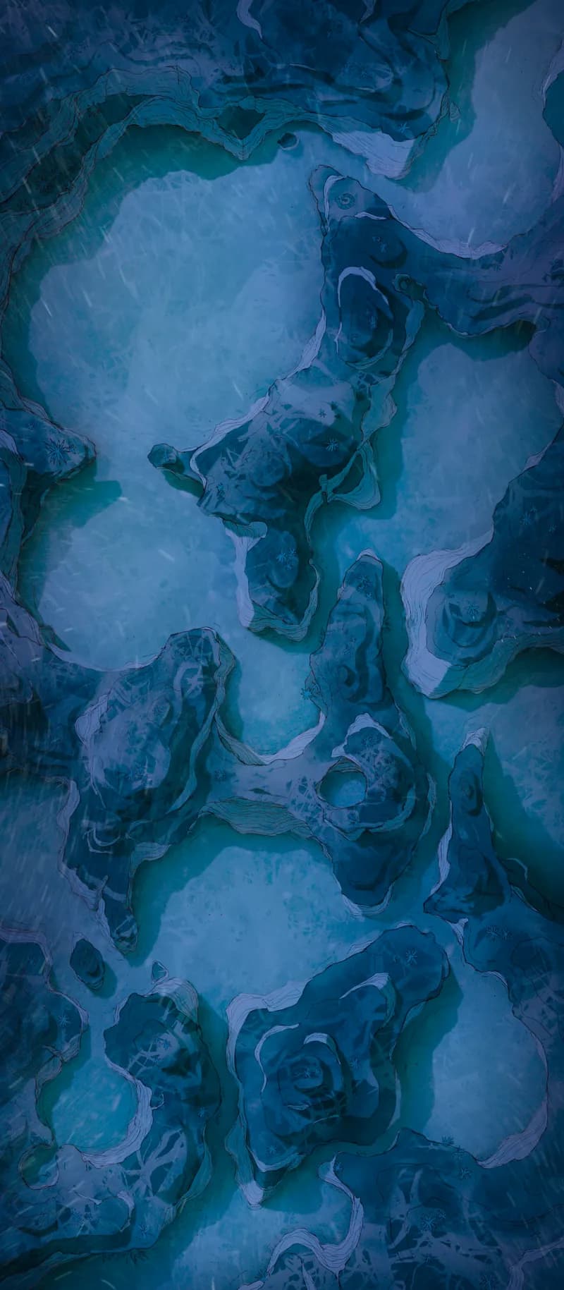 Antlion Canyon map, Ice Night variant thumbnail
