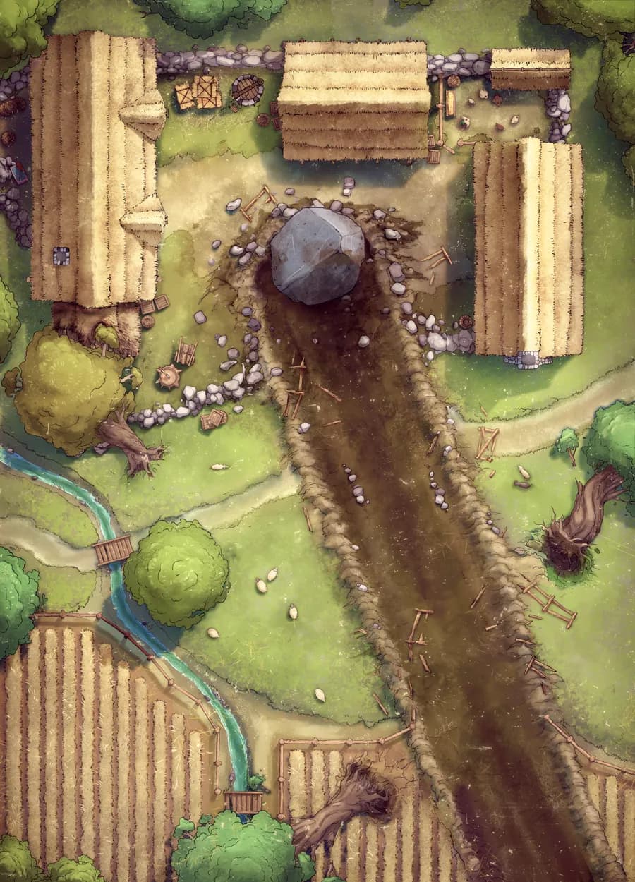 Impact Site map, Boulder variant thumbnail