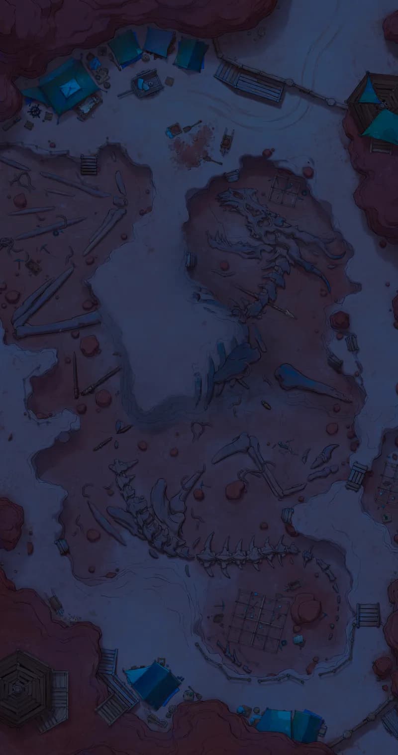 Archaeological Dig map, Stage 4 Night variant thumbnail