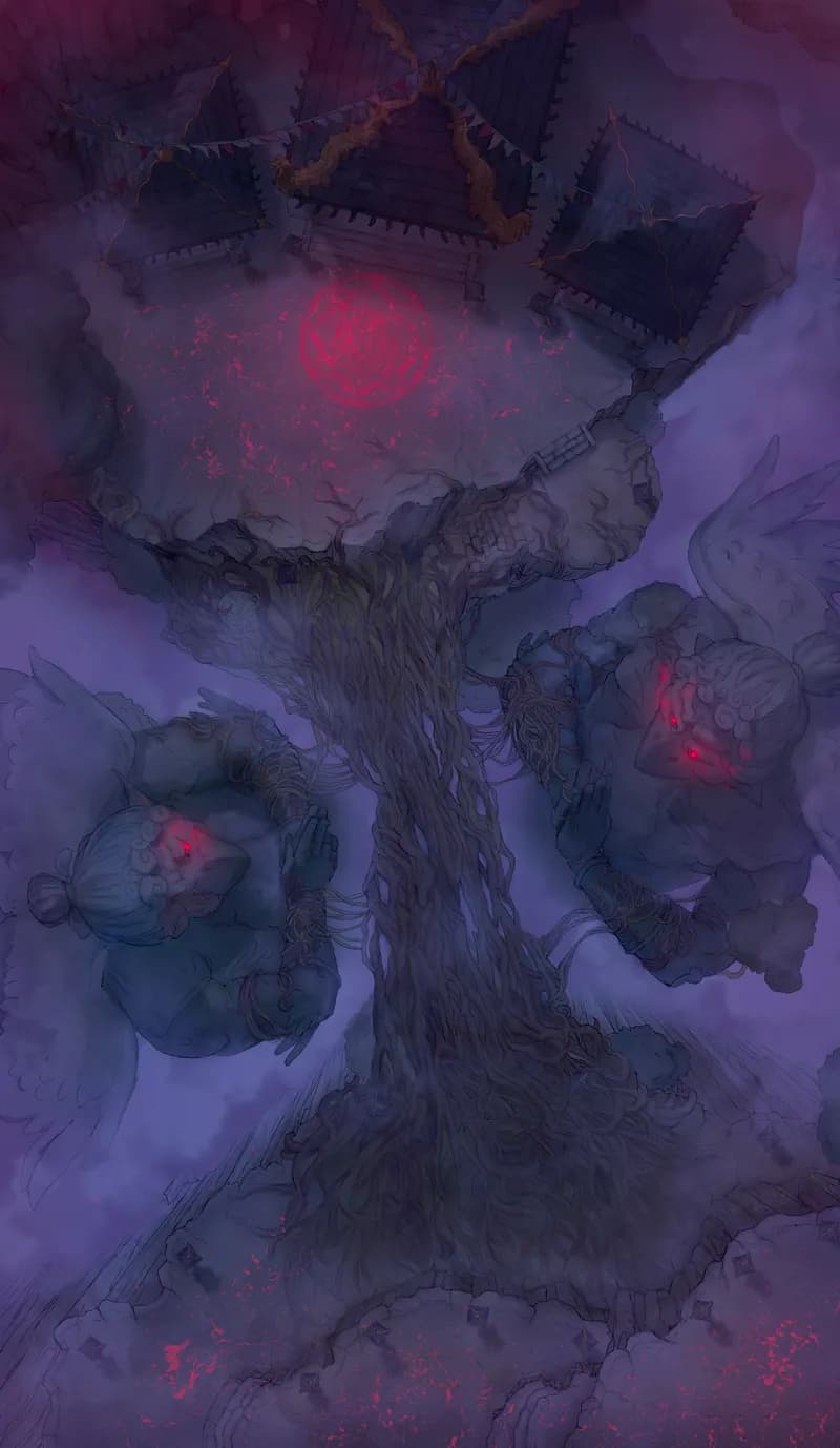 Mountain Monastery map, Bloodmoon Night variant thumbnail