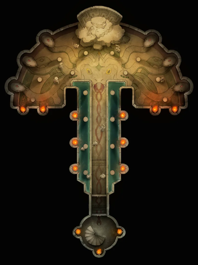 Temple of the Medusa Throne map, Original variant thumbnail