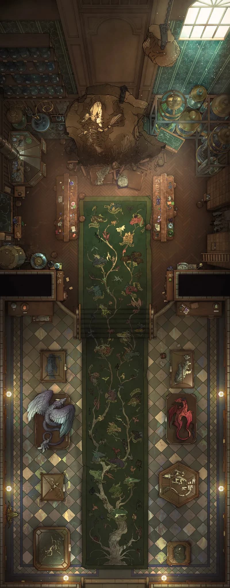 Monster Genealogy Lab map, Fossil Fall variant thumbnail