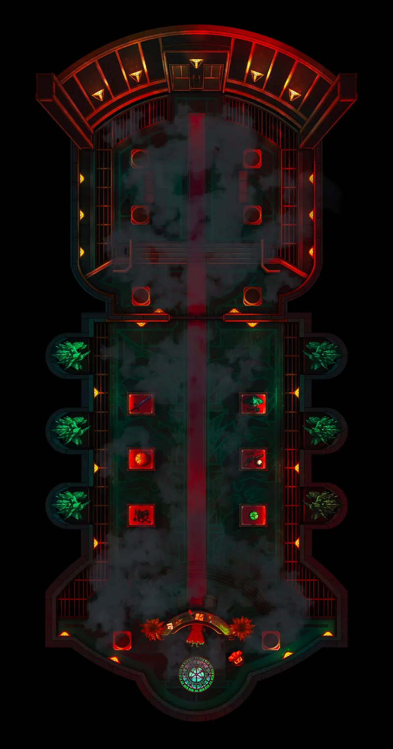 Wizard Bank Interior map, Floor B2 Alarm Smoke variant thumbnail