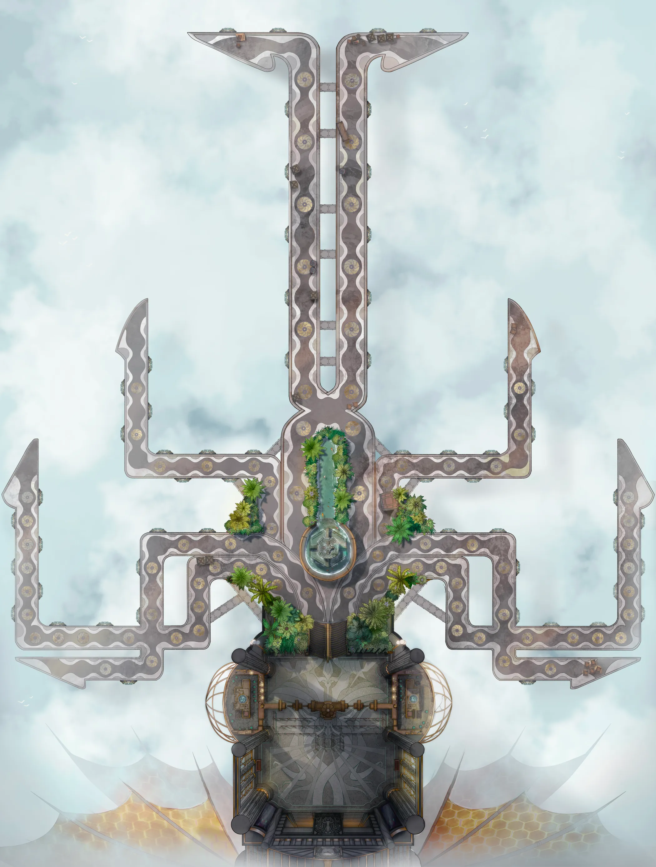Airship Port map, Silver variant thumbnail