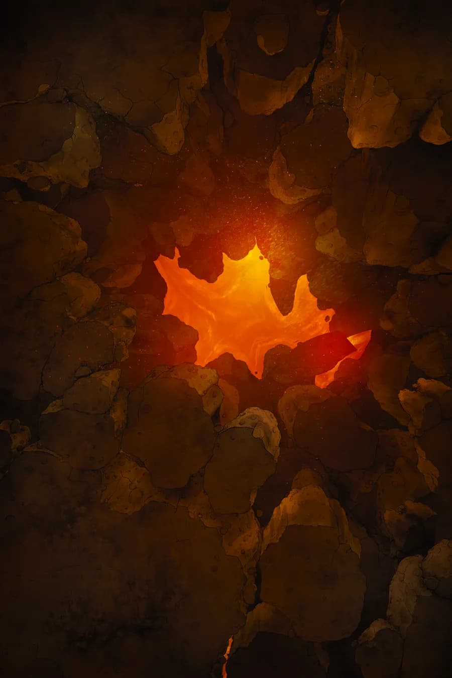 Void Dragon Lair map, Volcano variant thumbnail