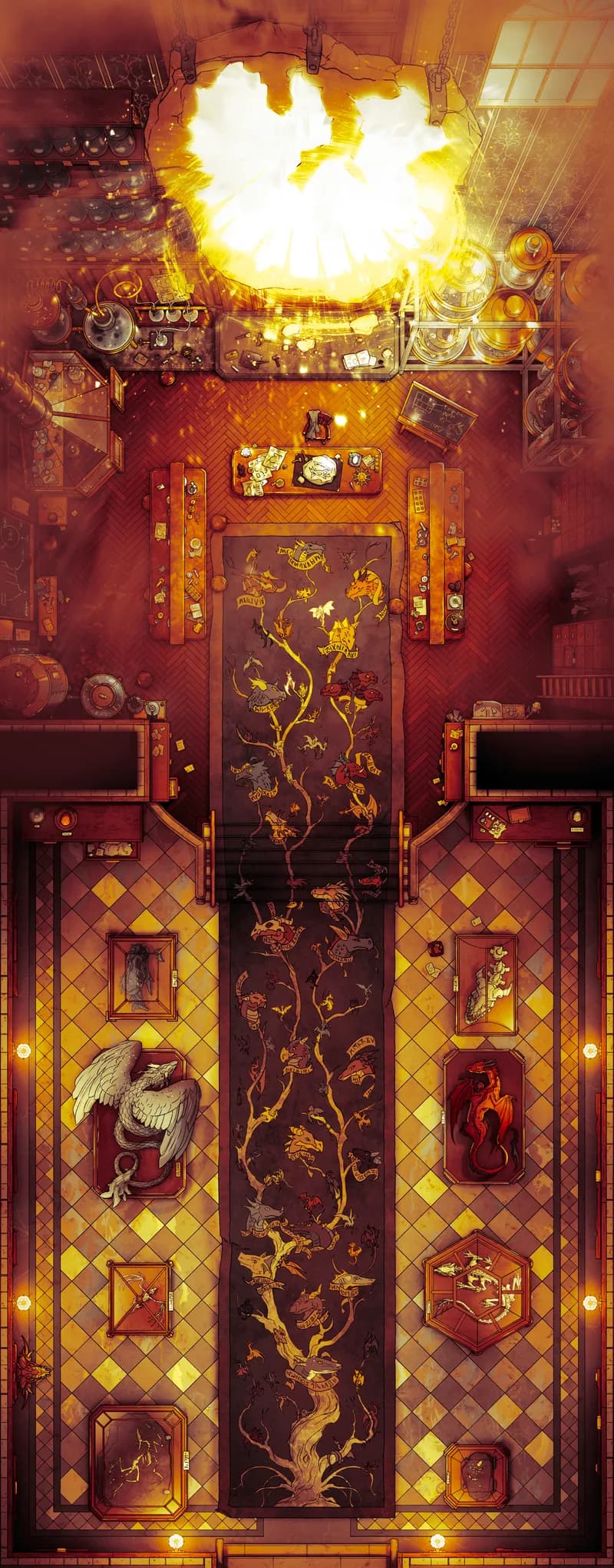 Monster Genealogy Lab map, Portal variant