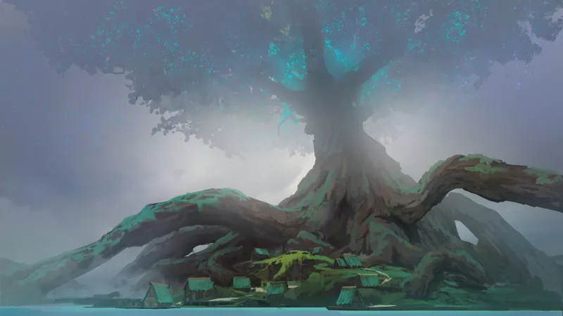 Yggdrasil Village map, Original Day variant