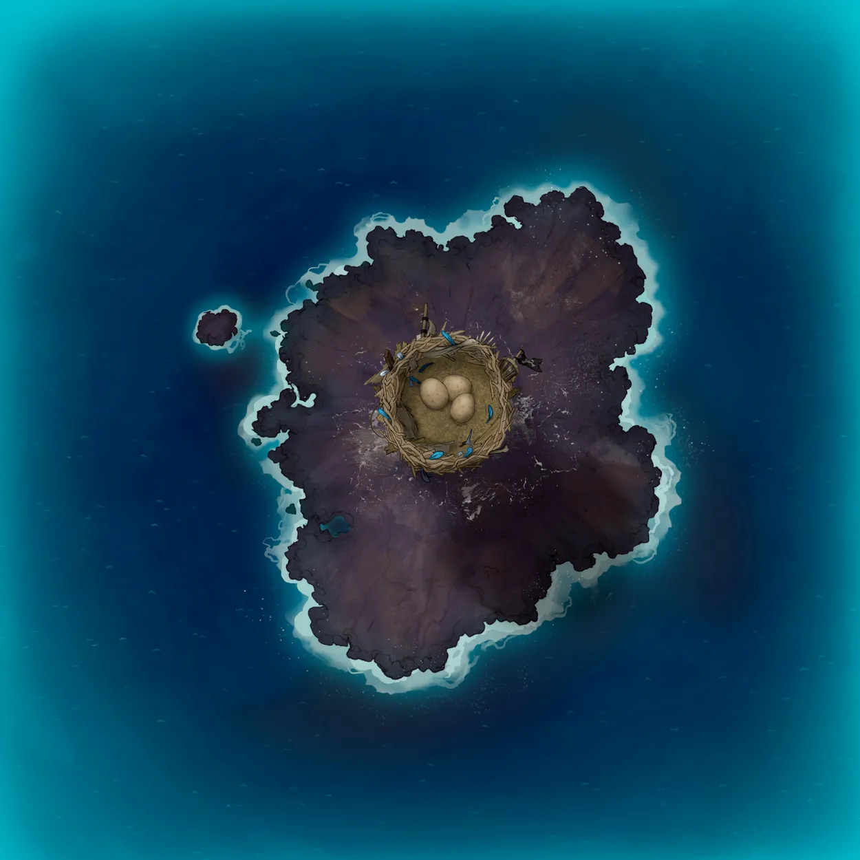 Open Ocean map, Roc Nest Island Eggs Day variant thumbnail
