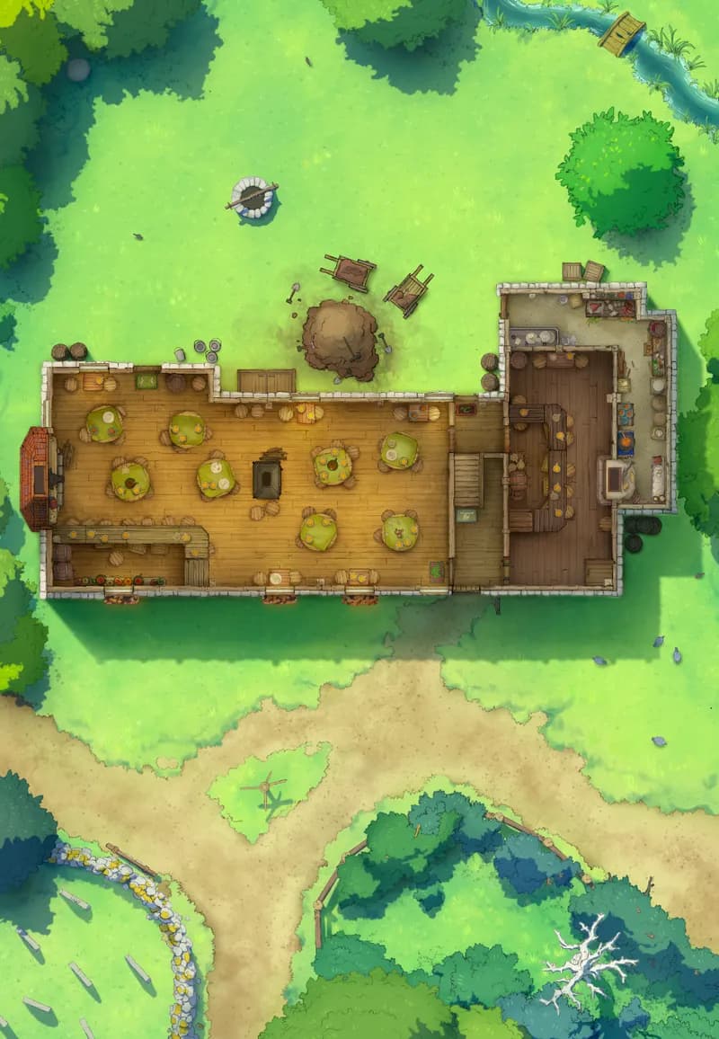 Ages of the Vale: Public House map, Indoors Cellar Construction Day variant thumbnail