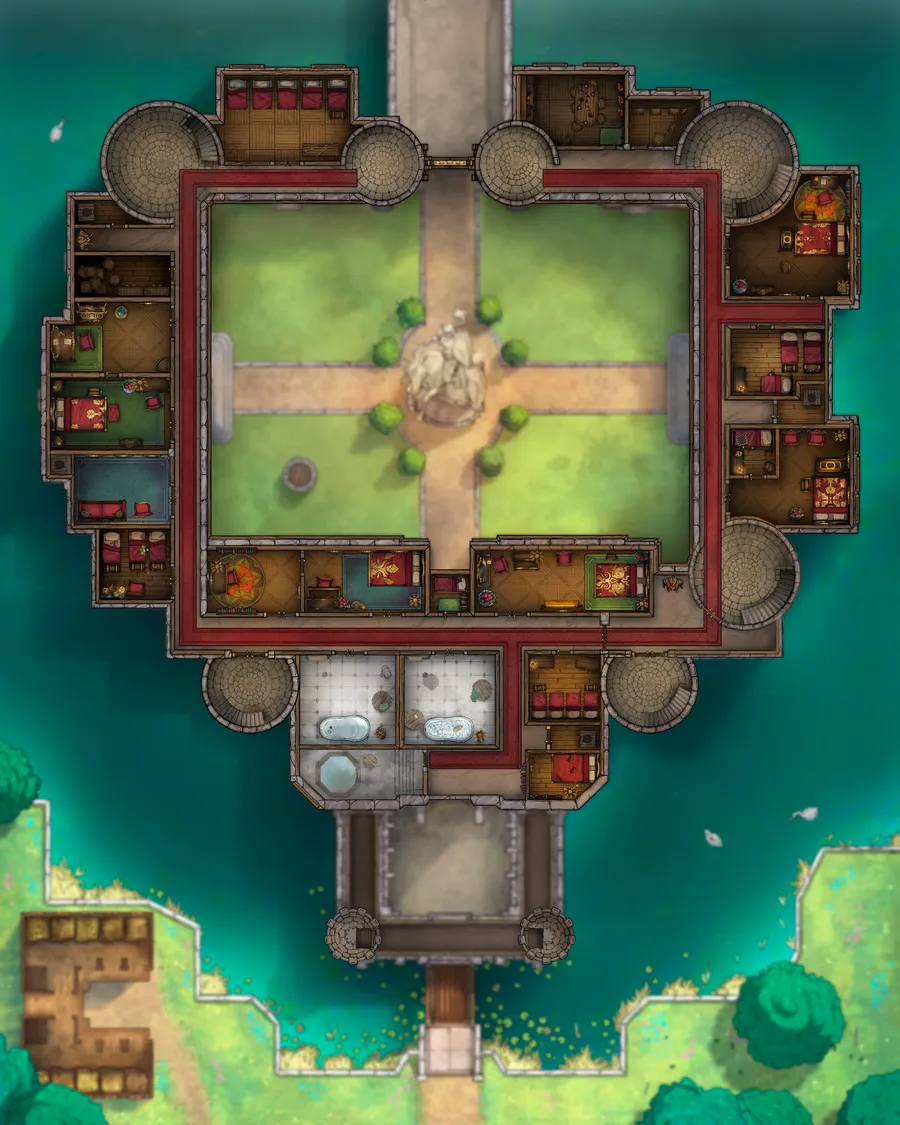 Palace Outer Court map, Second Floor Original Day variant thumbnail