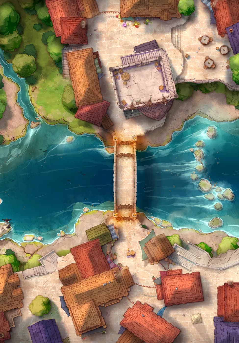 Bridge Town map, Barricade Day variant thumbnail