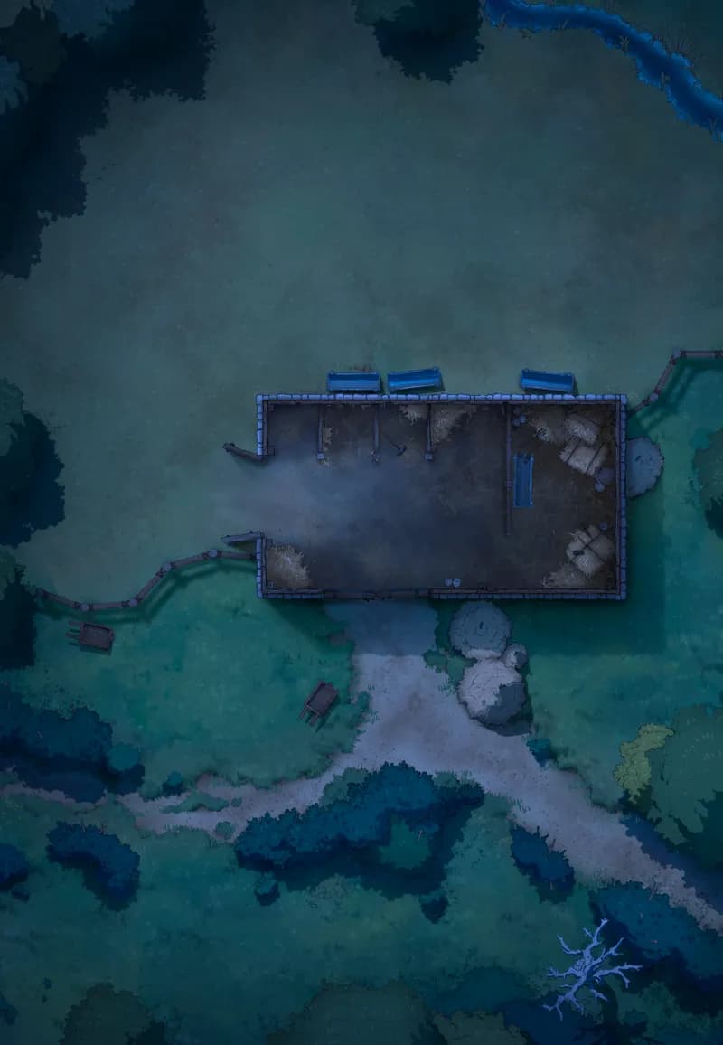 Ages of the Vale: Barn map, Indoors Missing Sheep Night variant thumbnail